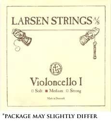 Larsen up to 16.5" Viola A String Medium Aluminum/Steel Ball-End
